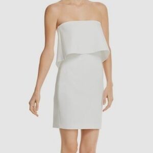 NWOT Likely Driggs Mini Dress White Off-Shoulder Bridal Size 6 Resort Vacation